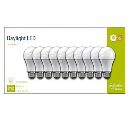 PERFECTTWINKLE 10W A19 Medium LED Light Bulb, Soft White PE3351130